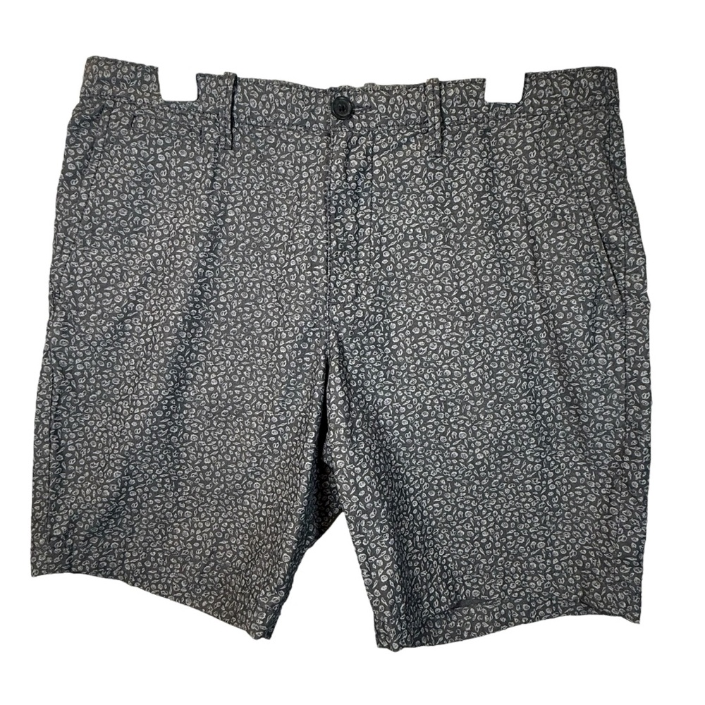 Original Penguin Black Patterned Flat Front Shorts Men’s Size 34 (EU 50)